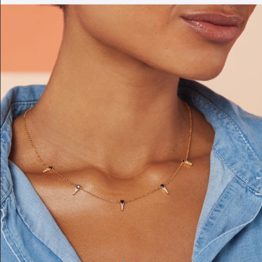 Summer & Rose Spike Necklace